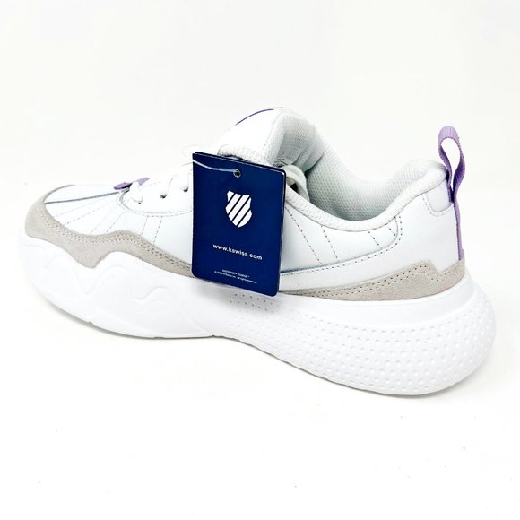 K-Swiss CR-329 LTR White Lavendula Womens Casual Sneakers 96157 151 - Picture 3 of 5
